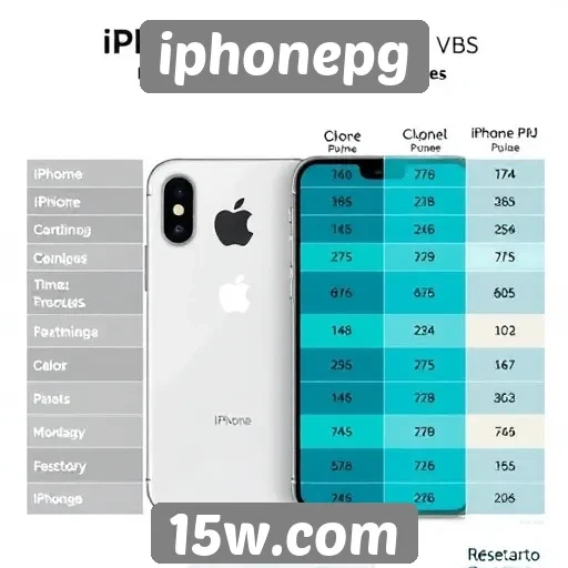 Comparação de desempenho entre iphonepg e concorrentes